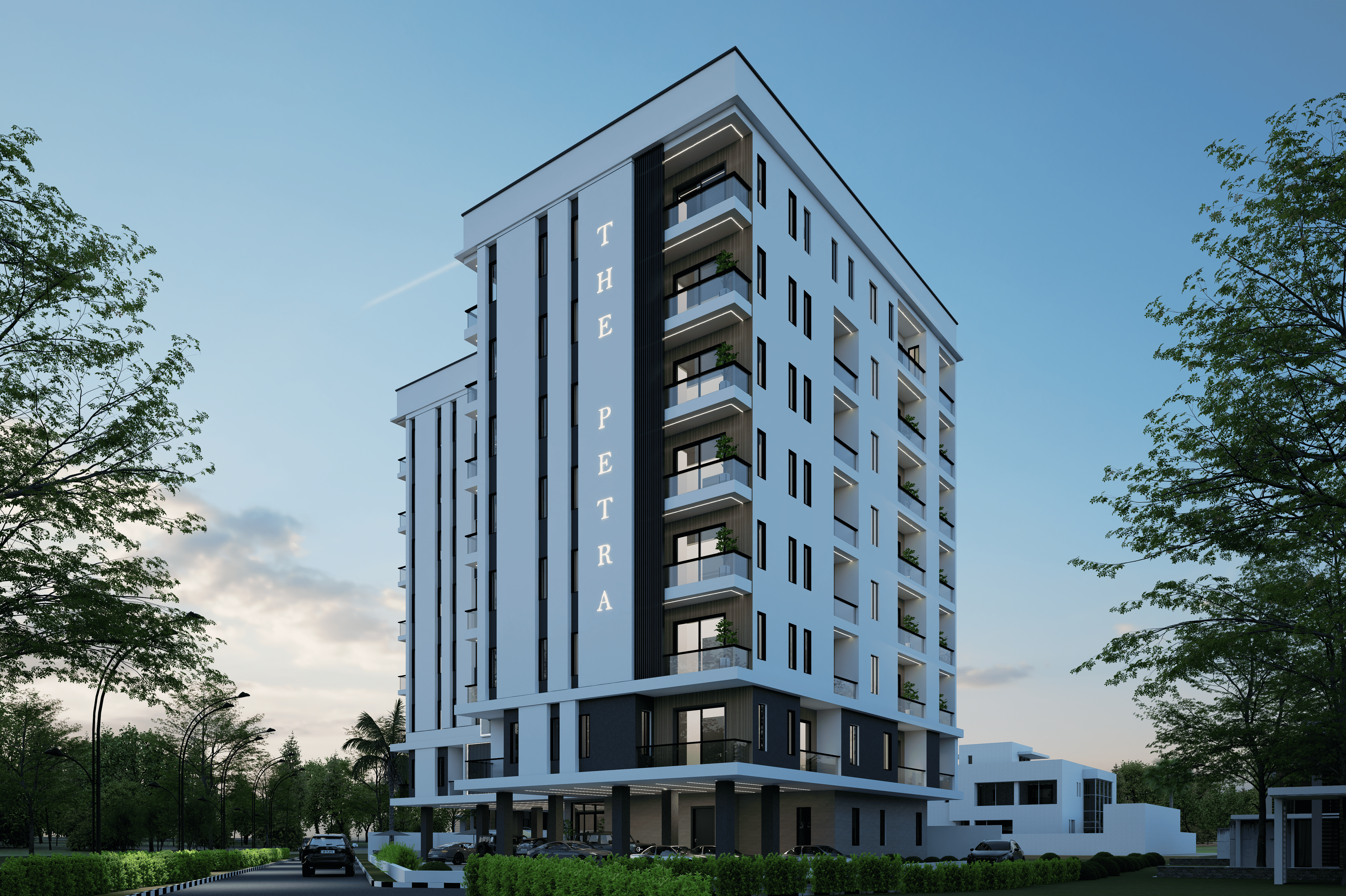 The Petra residential development exterior, Lekki Phase One, Lagos